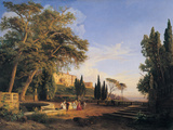 Villa D'Este in Tivoli Giclee Print