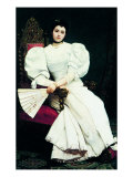 Portrett av en dame Giclee-trykk av Ludovico Brea Portrett av en dame Giclee-trykk av Ludovico Brea