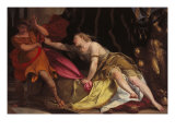 Joseph and Putiphar's Potiphar's Wife reproduction procédé giclée par Giovanni Boldini
