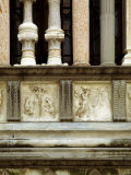Facade of the Colleoni Chapel in Bergamo Fotografie-Druck von Umberto Veruda