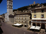 Piazza Del Comune in Assisi Fotografisk trykk av Antonio Bellucci Piazza Del Comune in Assisi Fotografisk trykk av Antonio Bellucci