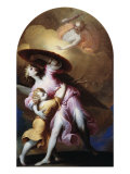 The Guardian Angel Giclee-trykk av Gian Lorenzo Bernini The Guardian Angel Giclee-trykk av Gian Lorenzo Bernini