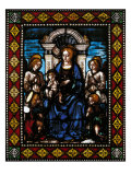 Madonna with Child and Angels Giclee Print
