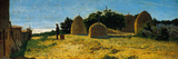 Straw Stacks in Castiglioncello Giclee Print by Gaetano Previati