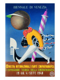 Poster for the Venice Biennial Gicléedruk van Jacob-Philippe Hackert Poster for the Venice Biennial Gicléedruk van Jacob-Philippe Hackert