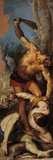 Samson Struggling Against the Philistines reproduction procédé giclée par Odoardo Borrani