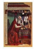St Jerome Giclee Print by Gaetano Previati