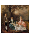 The Gravenor Family Reproduction procédé giclée par Johannes Handschin