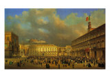 Vittorio Emanuele II Enters Naples ジクレープリント - アンドレア・アッピアーニ Vittorio Emanuele II Enters Naples ジクレープリント - アンドレア・アッピアーニ