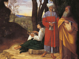 The Three Philosophers reproduction procédé giclée par Luca Della Robbia