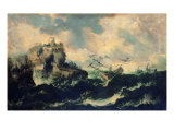 Storm at Sea Giclee Print by Ernesto Rayper