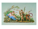 The Wedding of Bacchus Dyonisus and Arianna Reproduction procédé giclée par  Titian