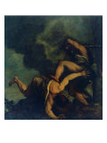 Cain Kills (His Brother) Abel Lámina giclée por Gino Boccasile