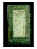 Silver Dust Jacket of Sacred Book with Ivory Plate Giclee Print