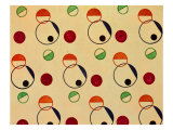 Sketches of New Designs on Fabric for the Textile Industry Giclee Print