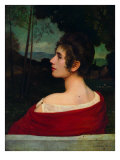 Portrait of the Painter's Wife Eugenia Gioia Vazio reproduction procédé giclée par Benedetto Antelami