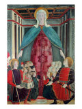 Madonna of Mercy Between St Venanzio and St Sebastian Giclee Print by Bonifacio Bembo