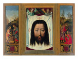 Triptych of Francesco Del Pugliese (Christ and the Samaritan. Veil of Veronica. Noli Me Tangere) reproduction procédé giclée par Leonetto Cappiello