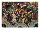 Musician Angels Giclée-tryk af Andrea Pozzo Musician Angels Giclée-tryk af Andrea Pozzo