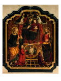 Madonna Between Saints and Donors Lámina giclée por Demetrio Cosola
