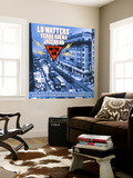 Lu Watters - On The Air Wall Mural