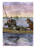 President Chester A. Arthur on a Fishing Trip, 1884 Giclee Print
