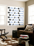 Modern Jazz Quartet and Milt Jackson Quintet - MJQ Mural Modern Jazz Quartet and Milt Jackson Quintet - MJQ Mural