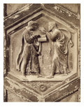 Plato and Aristotle in "Logic" on the Doors of the Campanile, Florence Giclee Print