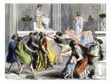 Assassination of King Philip of Macedon, Father of Alexander the Great, 336 BC Giclee Print