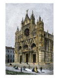 Cathedral of Siena, Italy, 1800s Giclee Print