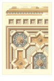 Intricate Coffered Ceiling Pattern Photo