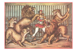 Lion Tamer in Italian Outfit Posters