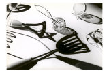 Kitchen Utensils in Dramatic Lighting Posters
