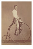 Photo of Man on Vintage Bicycle Fotografía