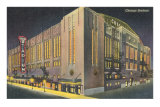 Chicago Stadium at Night, Chicago, Illinois Photo