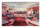 Cocktail Lounge with Jetson Chairs Posters