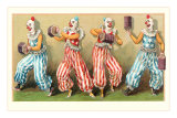 Four Clowns with Concertinas Photo