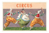 European Circus Clowns Prints