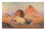 Sphinx, Pyramids and Camel Posters