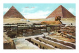 Pyramids and Sphinx at Giza, Egypt Photo