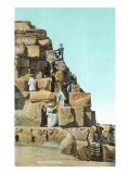 Victorians on Great Pyramid Lámina giclée Victorians on Great Pyramid Lámina giclée