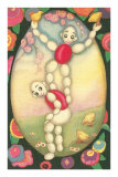 Strange Egg Creature Gymnasts Photo