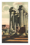 Columns at Luxor Temple, Egypt Posters