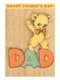 Children's Father's Day Teddy Bear Giclee Print Children's Father's Day Teddy Bear Giclee Print