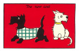 Black and White Terriers the New Coat Posters