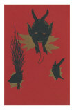 Devil's Face and Hands Posters
