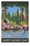 Dad Camping and Fishing Posters