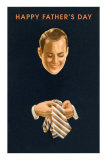 Father's Day Disembodied Head Poster
