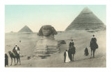 Englishmen Visiting Pyramids Photo