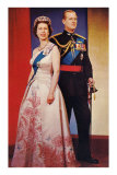 Queen Elizabeth and Prince Phillip Posters